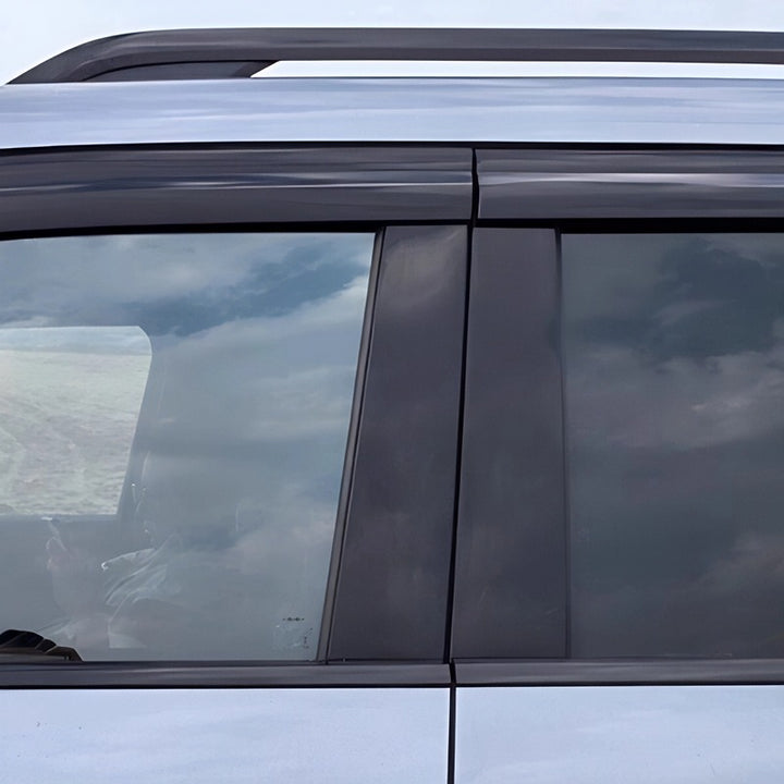 Black Rain Guard / Window Visor for Denza B5/B8 (6 Pcs)